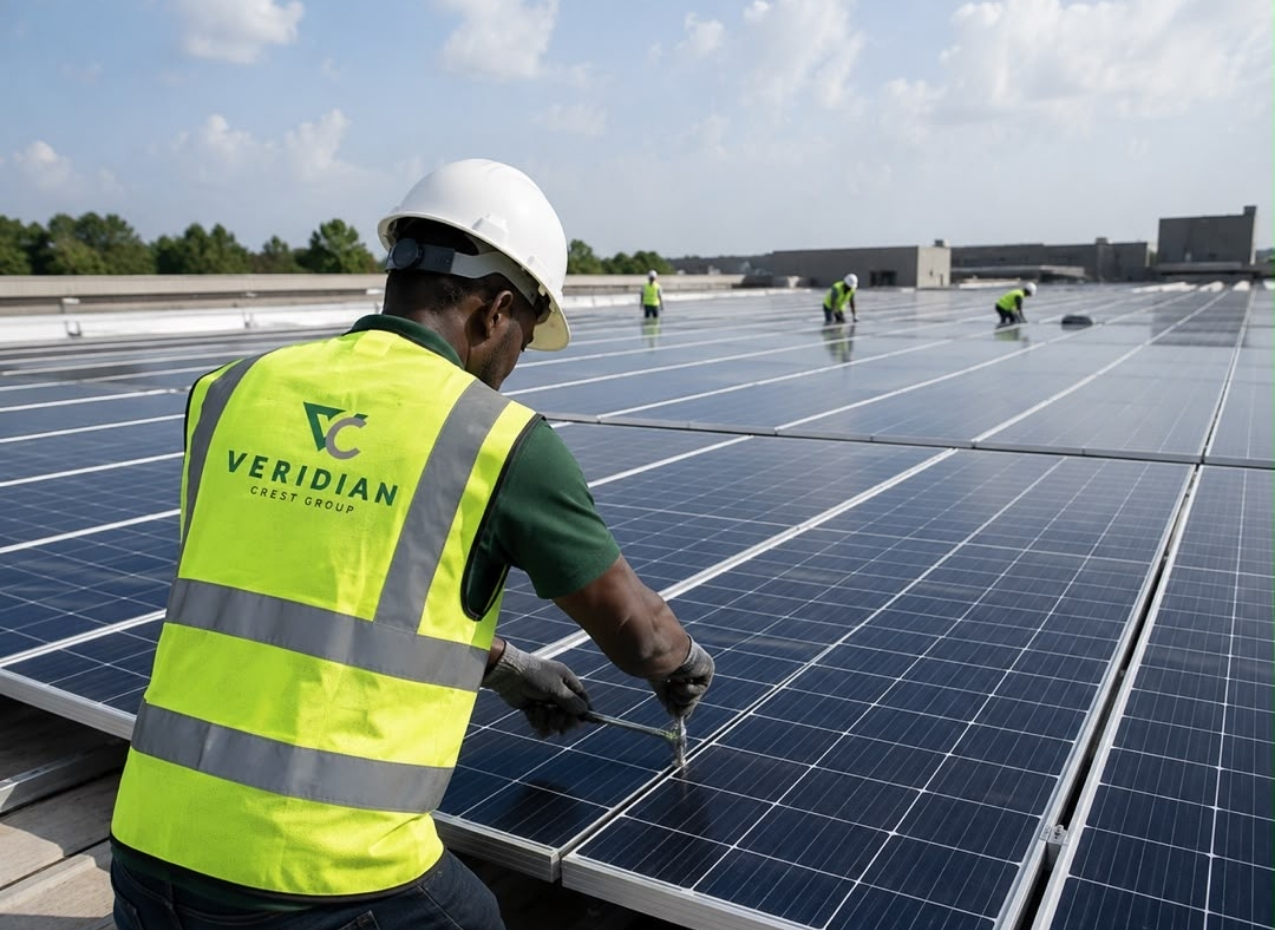 Solar farm renewable energy project